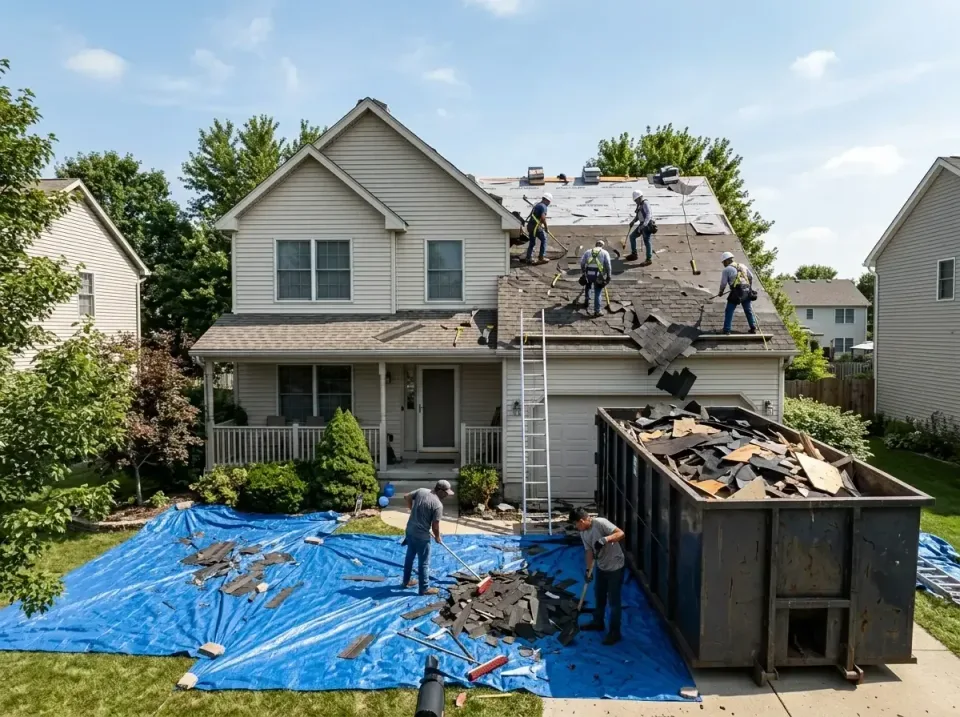 roof-replacement-debris-remova-004 — frequently asked questions, Cheapest Dumpster Rentals in Huber Ridge, OH
